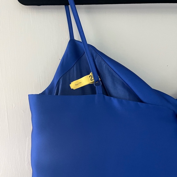 ALEMAIS Guardian Printed Satin Keyhole Midi Dress size US 6 - Picture 8 of 9